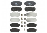 Brake Pad Set, disc brake COTEC GDB3471 TRW