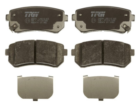 Brake Pad Set, disc brake COTEC GDB3474 TRW, Image 3