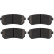 Brake Pad Set, disc brake COTEC GDB3474 TRW, Thumbnail 4