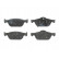 Brake Pad Set, disc brake COTEC GDB3476 TRW