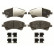 Brake Pad Set, disc brake COTEC GDB3479 TRW, Thumbnail 3