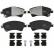 Brake Pad Set, disc brake COTEC GDB3479 TRW, Thumbnail 4