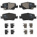 Brake Pad Set, disc brake COTEC GDB3480 TRW, Thumbnail 4