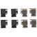 Brake Pad Set, disc brake COTEC GDB3480 TRW, Thumbnail 8