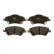 Brake Pad Set, disc brake COTEC GDB3481 TRW, Thumbnail 3