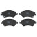 Brake Pad Set, disc brake COTEC GDB3481 TRW, Thumbnail 4