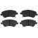 Brake Pad Set, disc brake COTEC GDB3481 TRW, Thumbnail 5