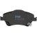 Brake Pad Set, disc brake COTEC GDB3481 TRW, Thumbnail 6