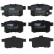 Brake Pad Set, disc brake COTEC GDB3482 TRW, Thumbnail 4