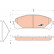 Brake Pad Set, disc brake COTEC GDB3484 TRW, Thumbnail 2