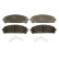 Brake Pad Set, disc brake COTEC GDB3484 TRW, Thumbnail 3