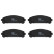 Brake Pad Set, disc brake COTEC GDB3484 TRW, Thumbnail 5