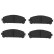 Brake Pad Set, disc brake COTEC GDB3484 TRW, Thumbnail 6