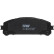 Brake Pad Set, disc brake COTEC GDB3484 TRW, Thumbnail 7