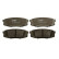 Brake Pad Set, disc brake COTEC GDB3491 TRW, Thumbnail 3