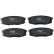 Brake Pad Set, disc brake COTEC GDB3491 TRW, Thumbnail 4