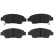 Brake Pad Set, disc brake COTEC GDB3493 TRW, Thumbnail 5