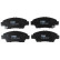 Brake Pad Set, disc brake COTEC GDB3493 TRW, Thumbnail 6