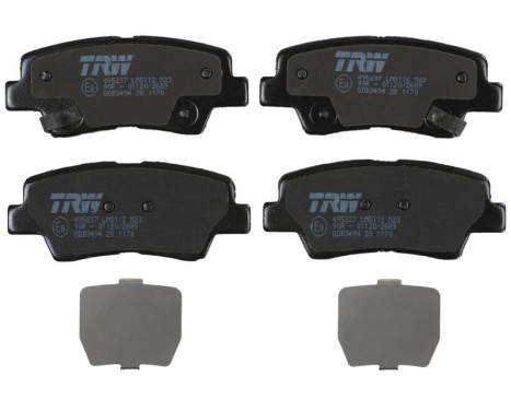 Brake Pad Set, disc brake COTEC GDB3494 TRW, Image 4