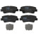 Brake Pad Set, disc brake COTEC GDB3494 TRW, Thumbnail 4