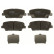 Brake Pad Set, disc brake COTEC GDB3499 TRW, Thumbnail 3