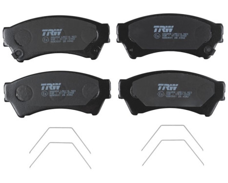 Brake Pad Set, disc brake COTEC GDB3501 TRW, Image 4