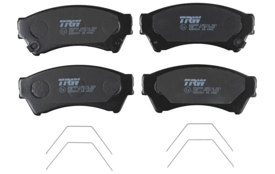Brake Pad Set, disc brake COTEC GDB3501 TRW, Image 4