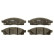 Brake Pad Set, disc brake COTEC GDB3502 TRW, Thumbnail 3