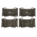 Brake Pad Set, disc brake COTEC GDB3505 TRW, Thumbnail 3