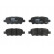 Brake Pad Set, disc brake COTEC GDB3507 TRW