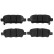 Brake Pad Set, disc brake COTEC GDB3507 TRW, Thumbnail 5