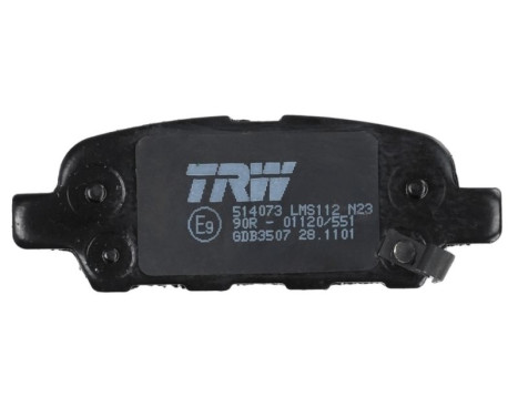 Brake Pad Set, disc brake COTEC GDB3507 TRW, Image 6
