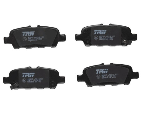 Brake Pad Set, disc brake COTEC GDB3508 TRW, Image 4