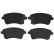 Brake Pad Set, disc brake COTEC GDB3509 TRW, Thumbnail 4
