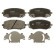 Brake Pad Set, disc brake COTEC GDB3510 TRW, Thumbnail 3