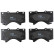Brake Pad Set, disc brake COTEC GDB3524 TRW, Thumbnail 4