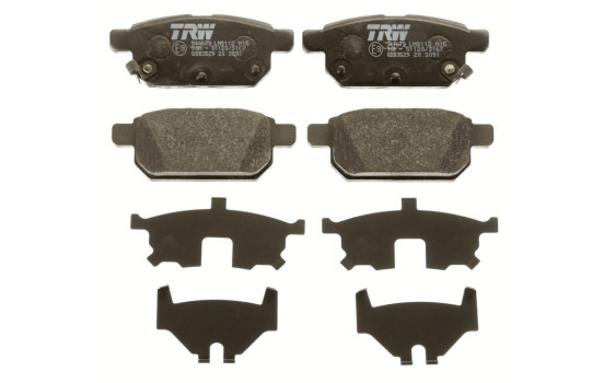 Brake Pad Set, disc brake COTEC GDB3529 TRW, Image 3