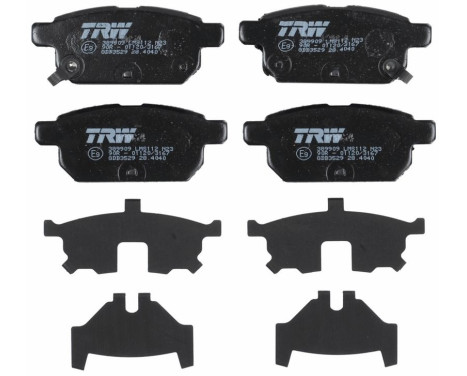 Brake Pad Set, disc brake COTEC GDB3529 TRW, Image 4