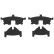 Brake Pad Set, disc brake COTEC GDB3529 TRW, Thumbnail 8