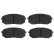 Brake Pad Set, disc brake COTEC GDB3530 TRW, Thumbnail 4