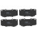 Brake Pad Set, disc brake COTEC GDB3534 TRW, Thumbnail 4