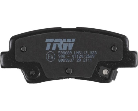 Brake Pad Set, disc brake COTEC GDB3537 TRW, Image 6