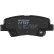 Brake Pad Set, disc brake COTEC GDB3537 TRW, Thumbnail 6