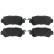 Brake Pad Set, disc brake COTEC GDB3539 TRW, Thumbnail 4