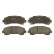 Brake Pad Set, disc brake COTEC GDB3545 TRW, Thumbnail 3