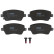 Brake Pad Set, disc brake COTEC GDB3546 TRW, Thumbnail 3