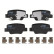 Brake Pad Set, disc brake COTEC GDB3547 TRW, Thumbnail 3