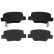 Brake Pad Set, disc brake COTEC GDB3547 TRW, Thumbnail 4