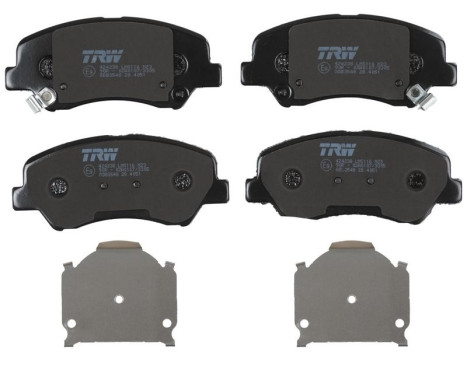 Brake Pad Set, disc brake COTEC GDB3548 TRW, Image 4
