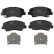 Brake Pad Set, disc brake COTEC GDB3548 TRW, Thumbnail 4